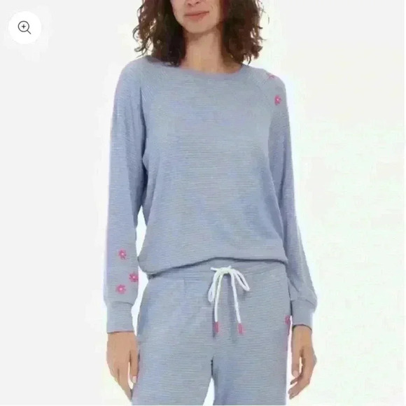 PJ SALVAGE
HAPPY STRIPE Long Sleeve top and Bottoms SZ-S - Picture 2 of 6